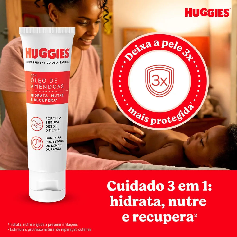 Creme Preventivo de Assaduras Huggies Pele Protegida 80g