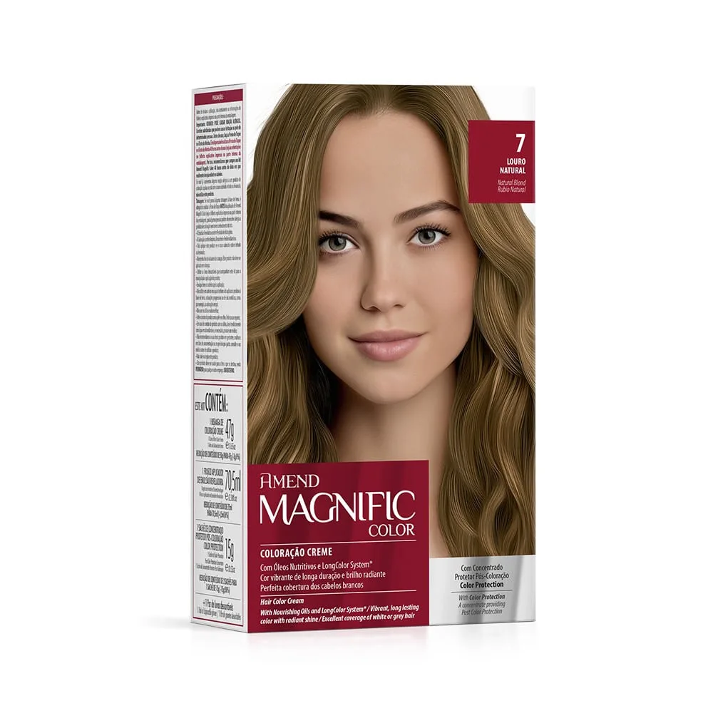 Tinta De Cabelo Amend Magnific 70 Louro Natural