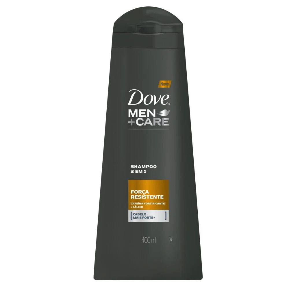 Shampoo Dove Men Care 2 Em 1 Força Resistente 400ml