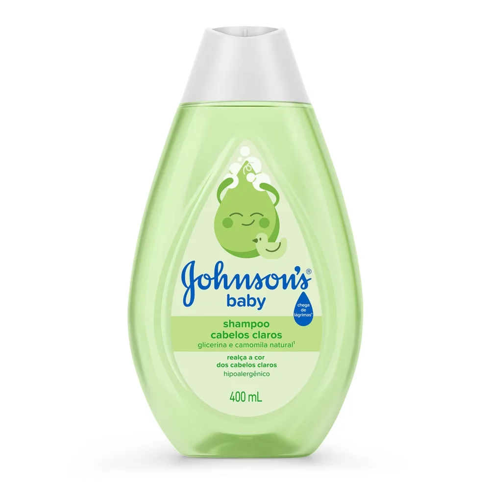 Shampoo Infantil Johnson's Baby Cabelos Claros Camomila 400ml