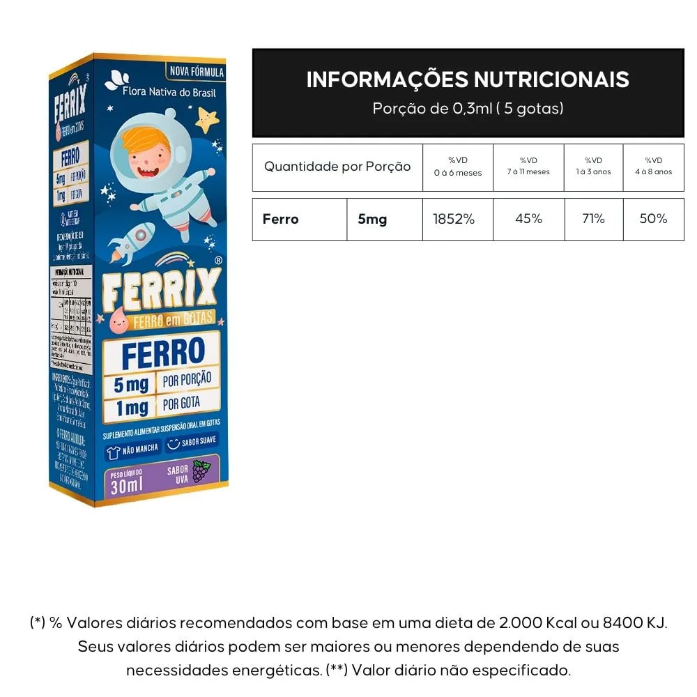 ADE-Trix + Ferrix UVA - Flora Nativa