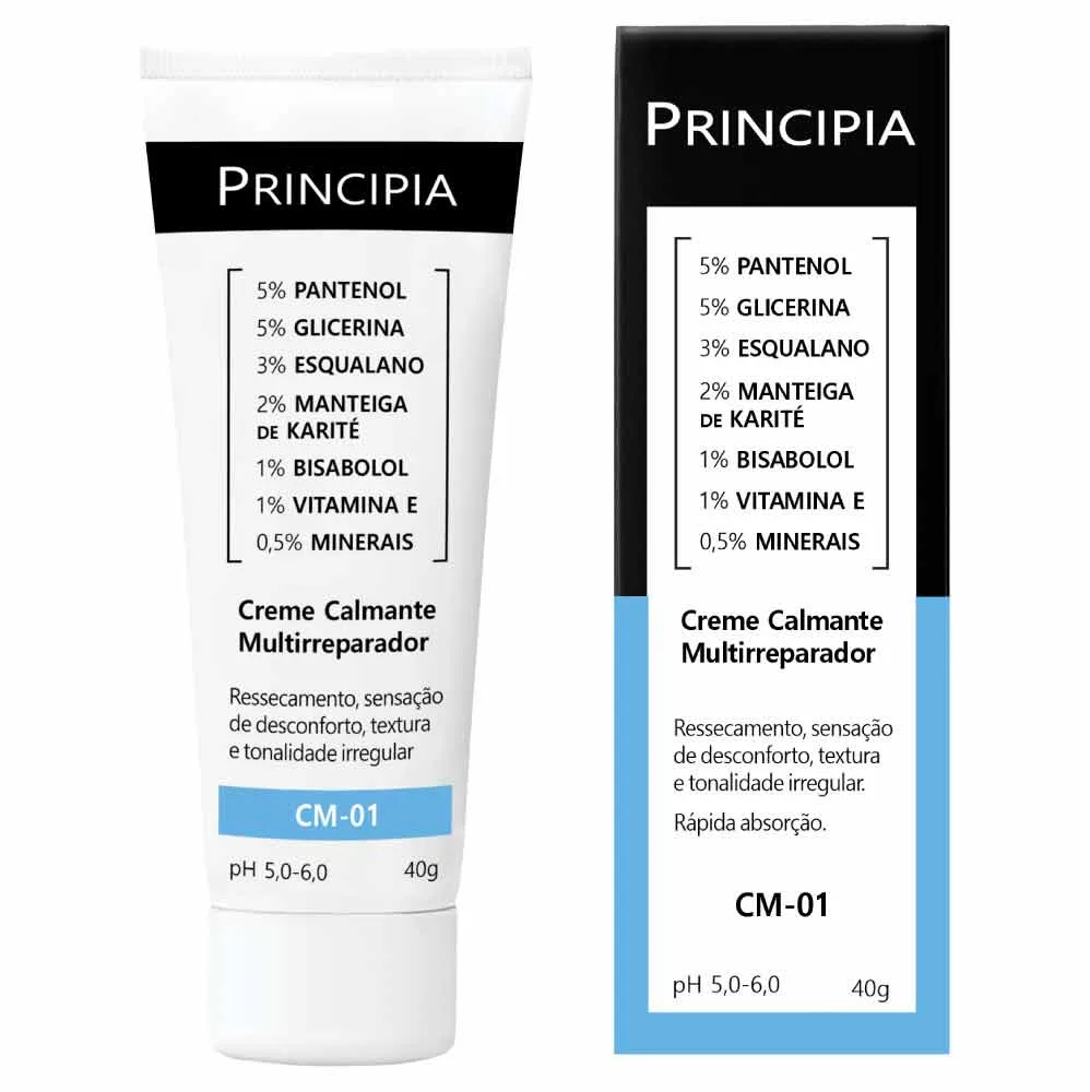 Creme Facial Principia CM-01 Calmante Multirreparador 40g
