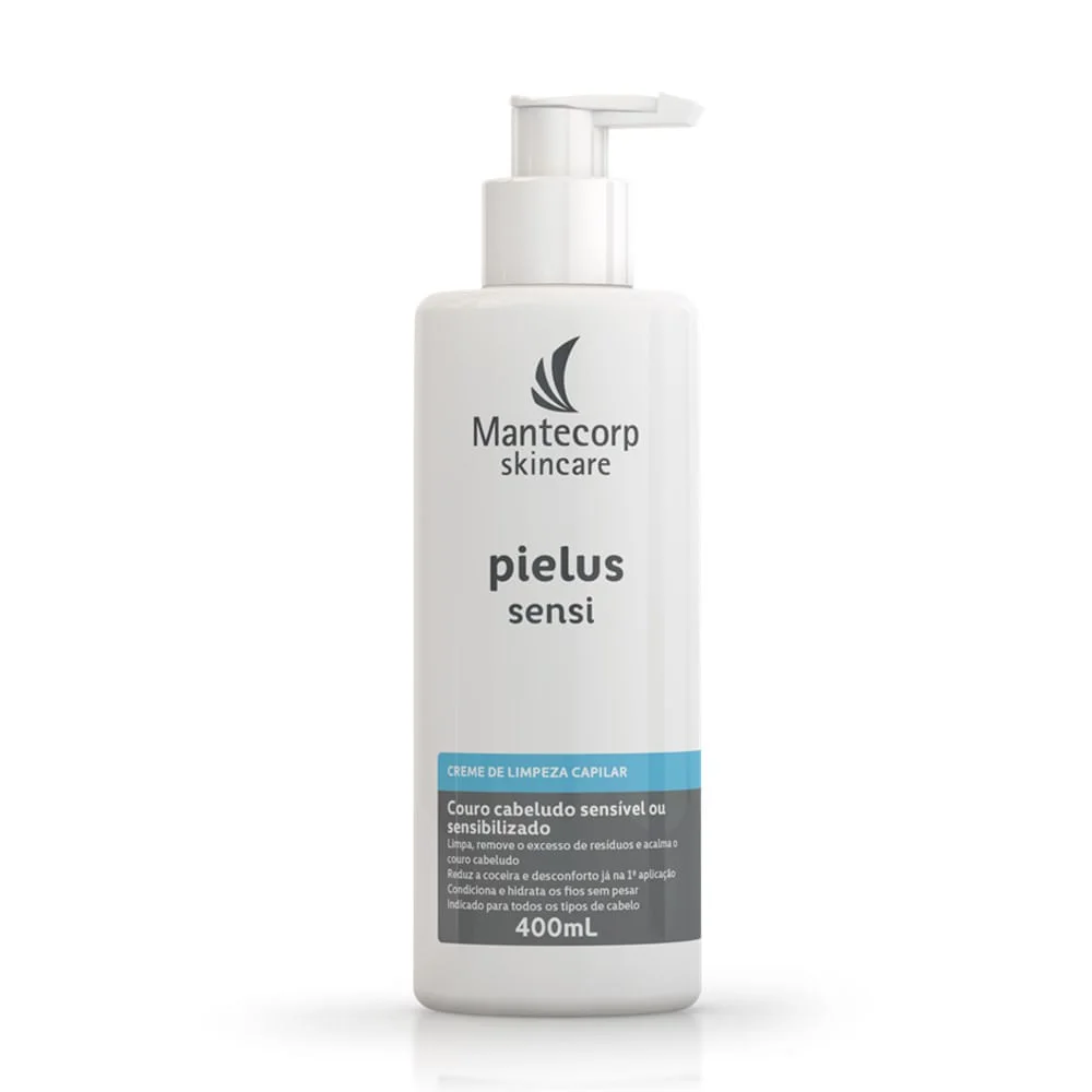 Creme de Limpeza Capilar Pielus Sensi Limpeza Suave 400ml