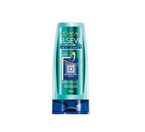 Condicionador Elseve Hydra Detox Anticaspa 48h Reequilibrante 400ml