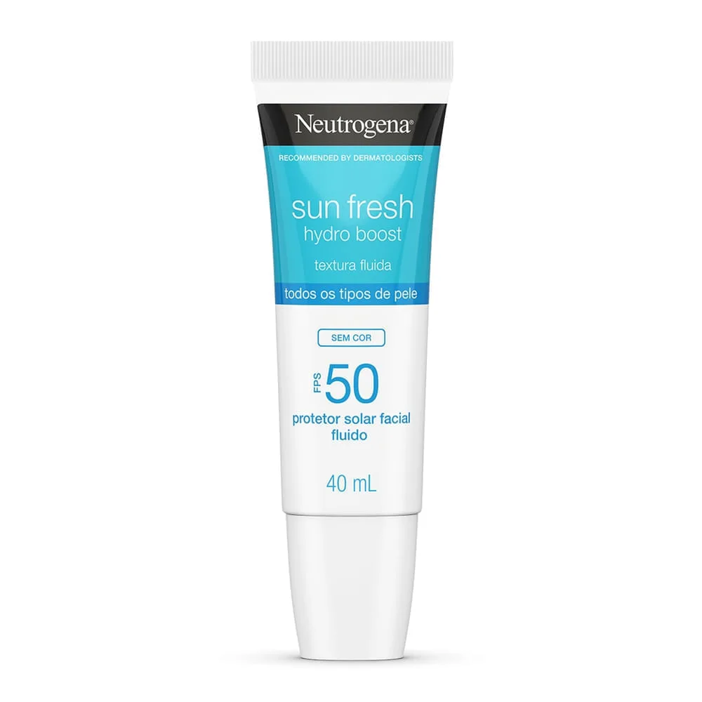 Protetor Solar Facial Neutrogena Sun Fresh Hydro Boost FPS50 Sem Cor 40ml