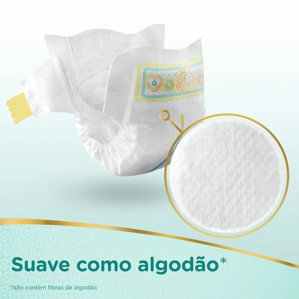 Fralda Pampers Recém-Nascido Premium Care RN+ 36 Unidades