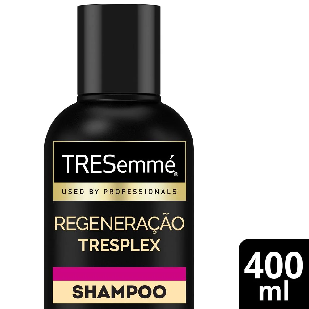 Shampoo TRESemmé TRESplex Regeneração Queratina e Gluconolactona 400ml