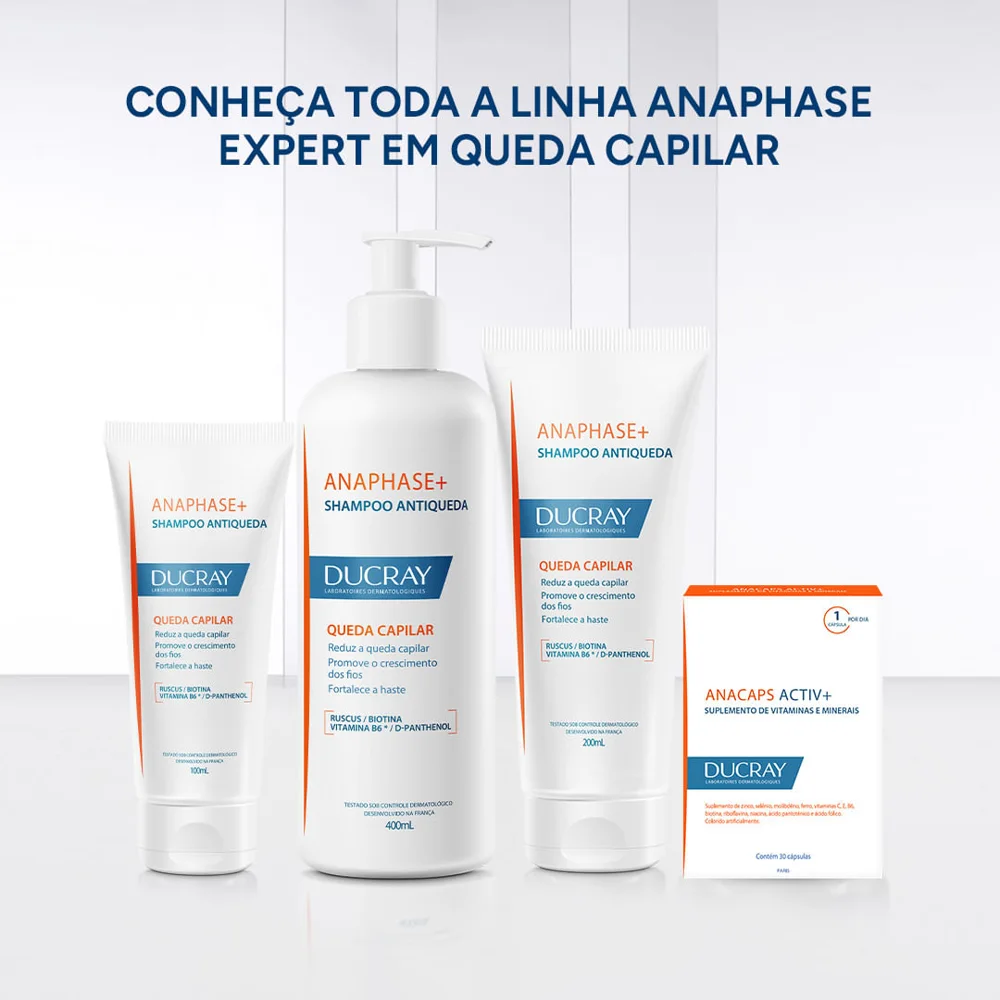 Shampoo Ducray Anaphase+ Queda Capilar 400ml