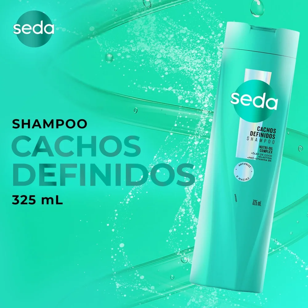 Shampoo Seda Cachos Definidos Nutri-Seladora 325ml