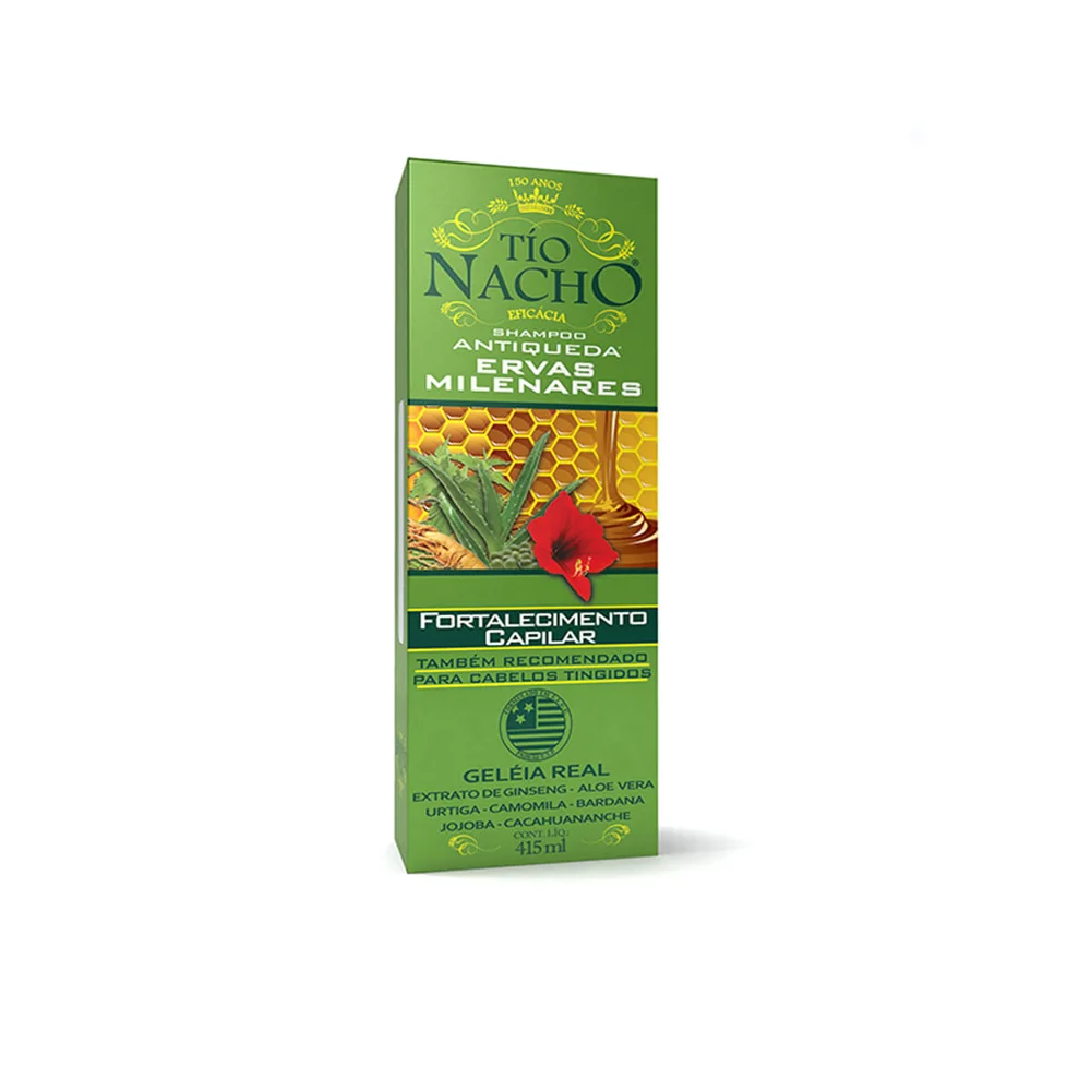 Shampoo Tío Nacho Fortalecedor Antiqueda 415ml