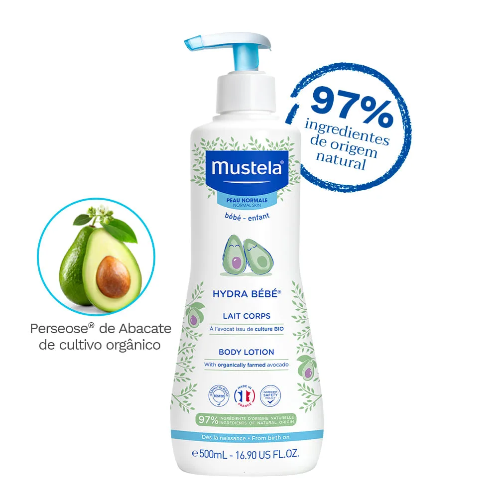 Loção Hidratante Mustela Hydra Bébé Bebê Pele Normal 500ml