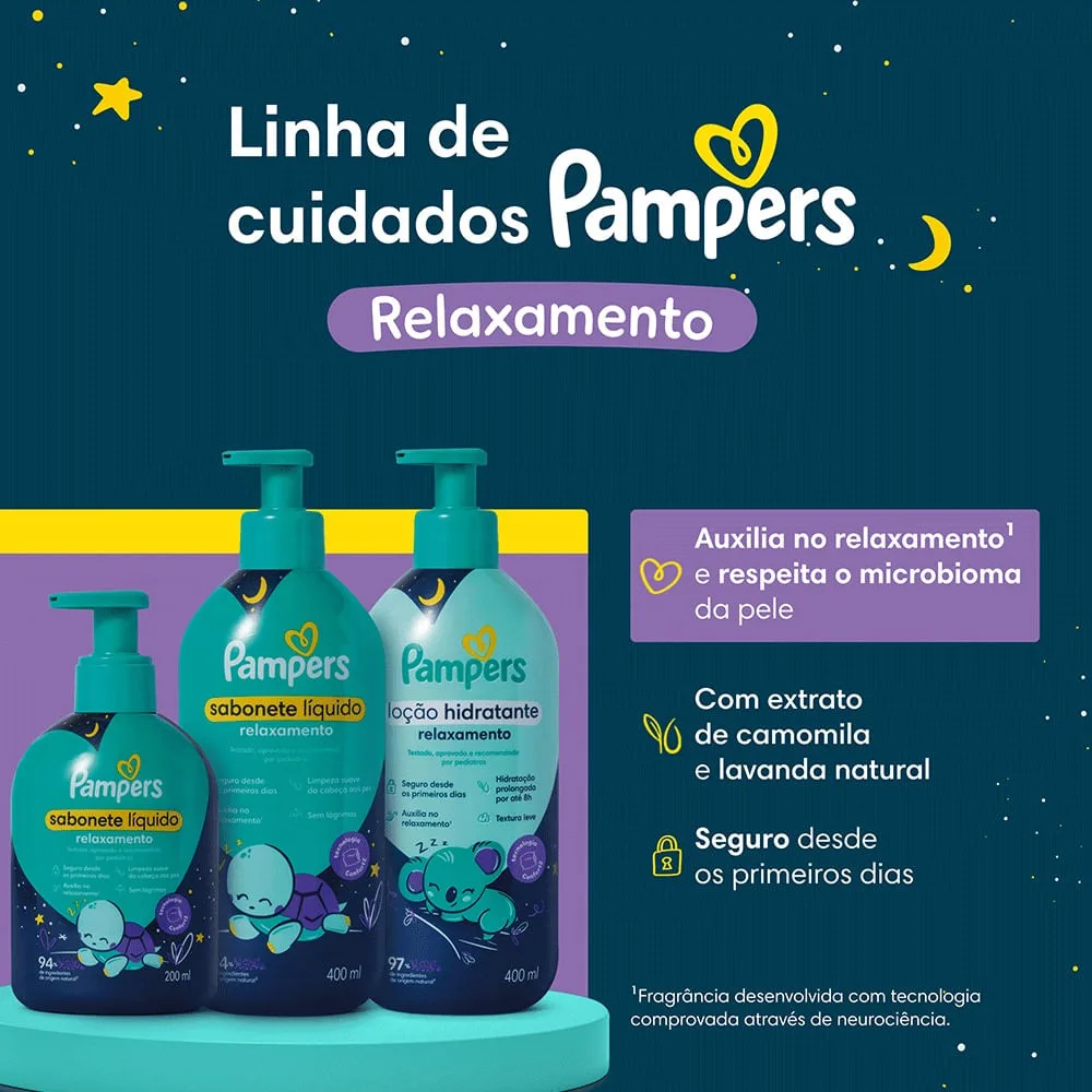 Loção Hidratante Pampers Relaxamento 400ml Pump