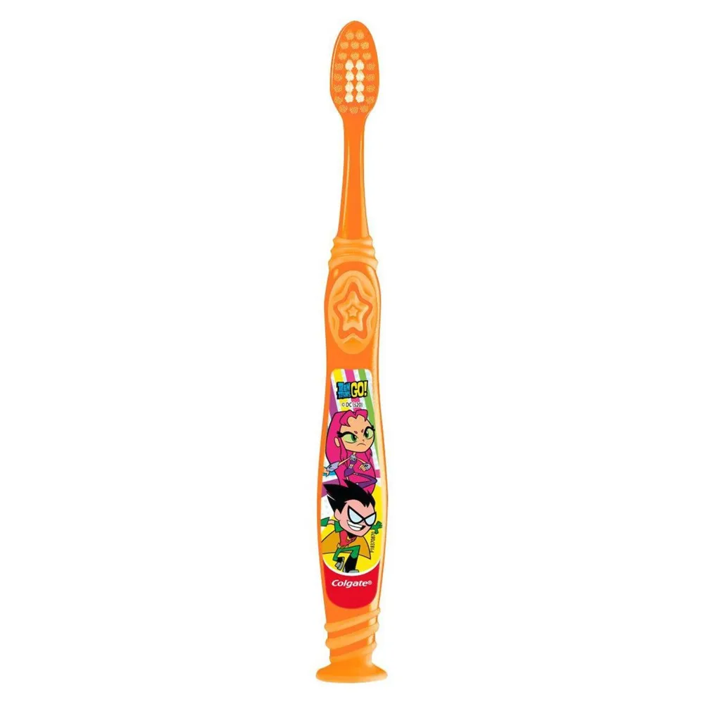 Escova Dental Infantil Colgate Smiles Titans Go! Extra Macia +6 anos 1 Unidade