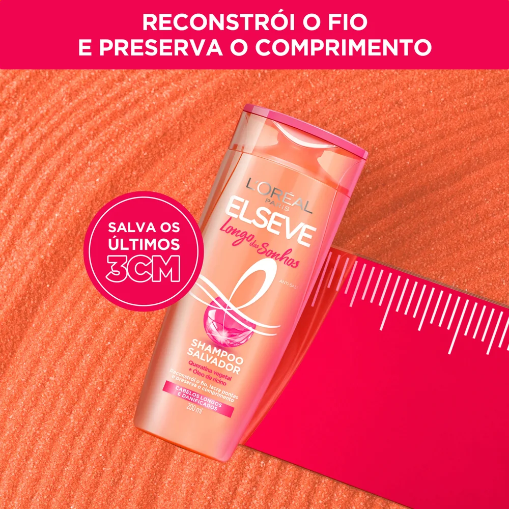 Shampoo Elseve Longo dos Sonhos Salvador 200ml