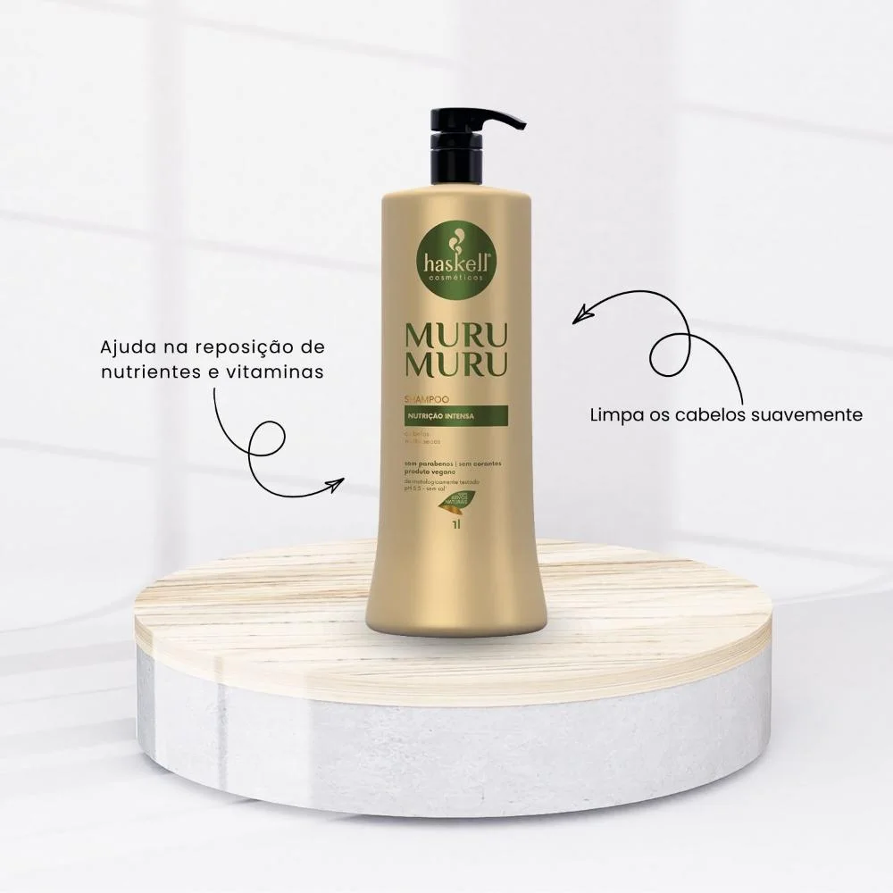 Haskell - Shampoo Muru Muru Nutrição e Hidratação 1000ml