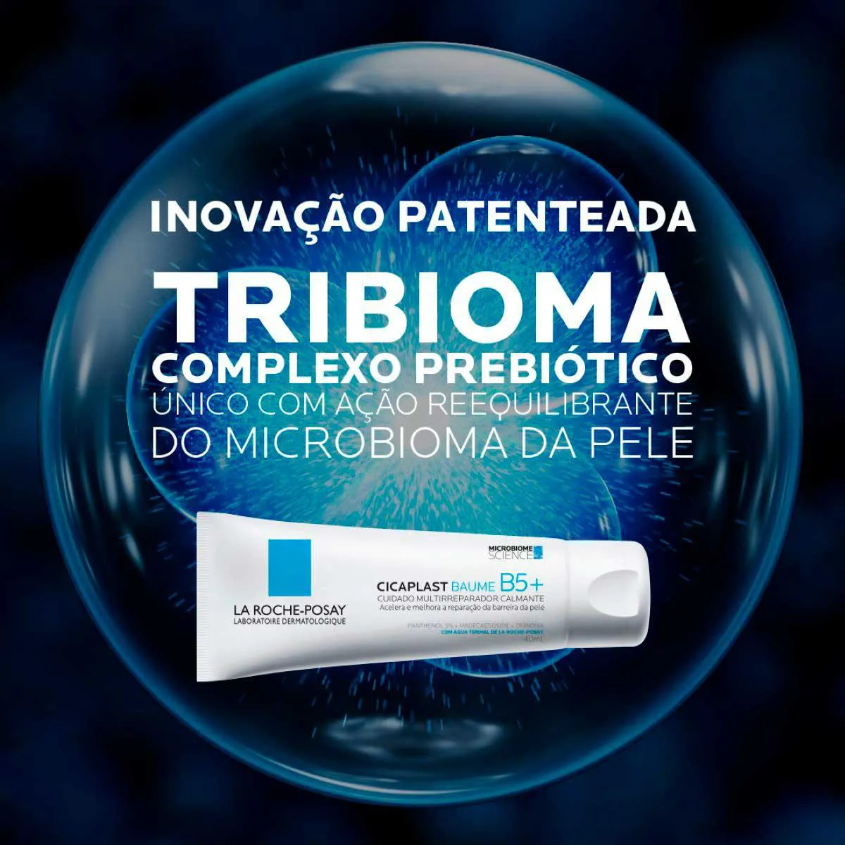 Creme Multirreparador Calmante Cicaplast Baume B5+ La Roche-Posay Repara e Acalma Peles Irritadas 40ml