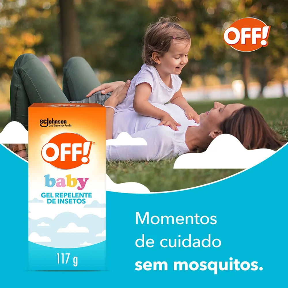 Repelente OFF! Baby Sem Perfume Gel 117g