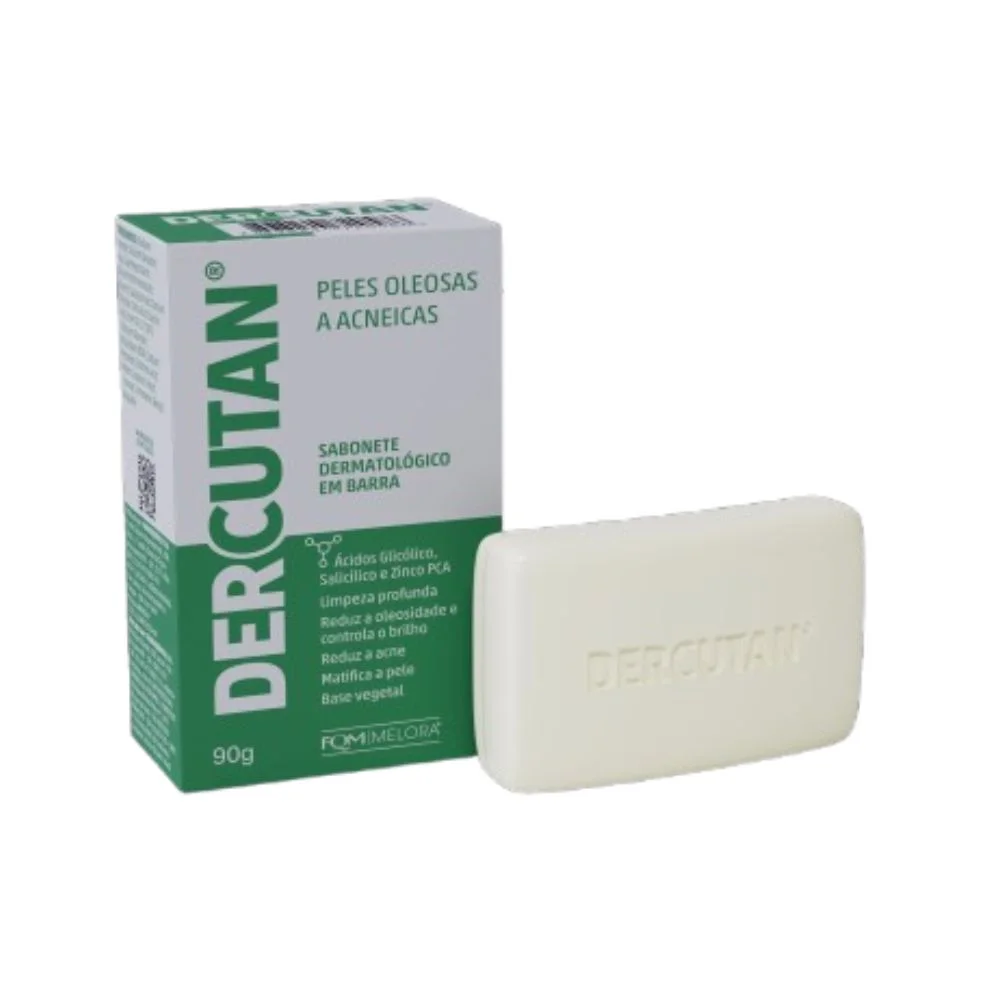 Sabonete em Barra Dermatológico Dercutan Pele Oleosa e Acneica 90g