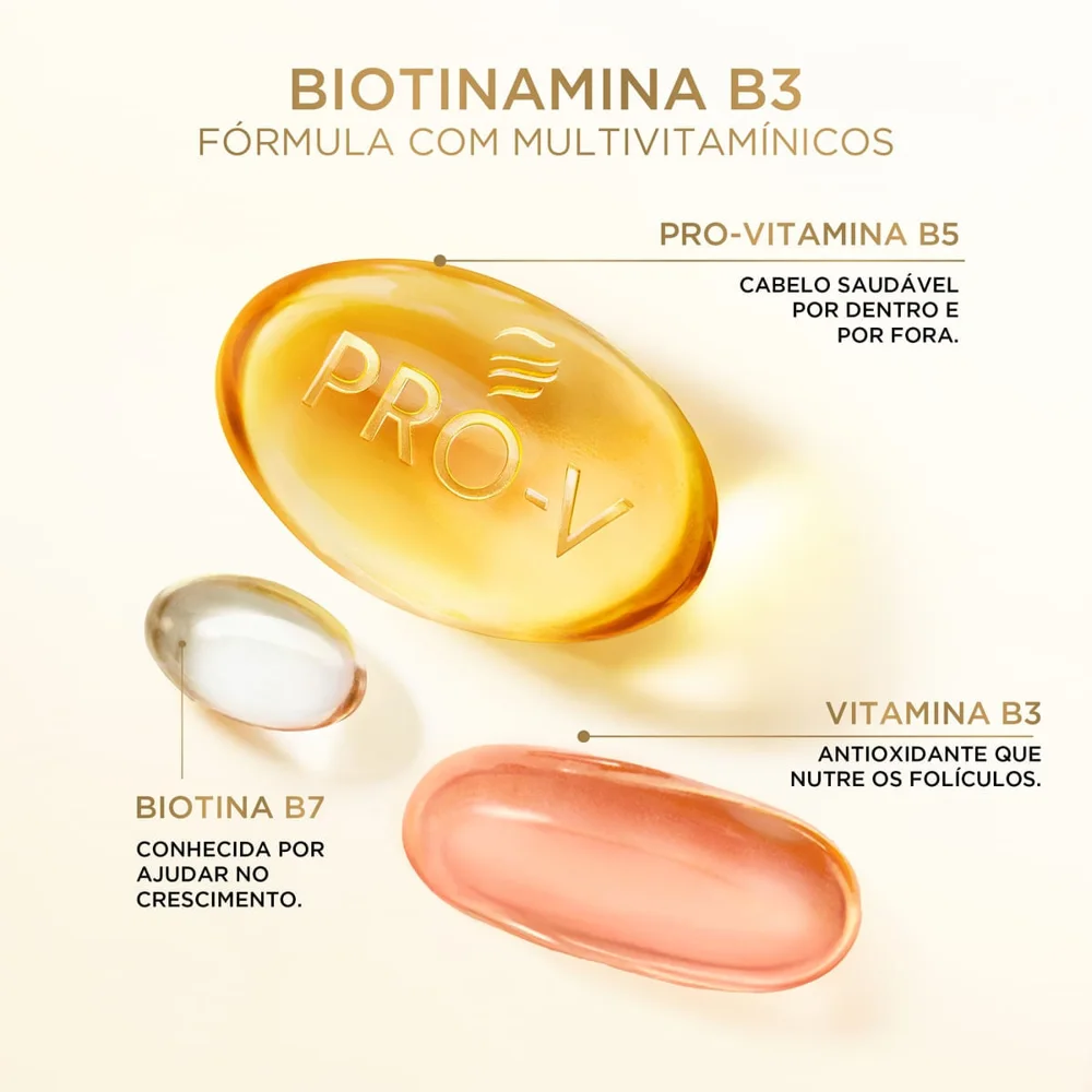 Shampoo Pantene Pro-V Miracles Biotinamina B3 Antiquebra & Nutrição 510ml