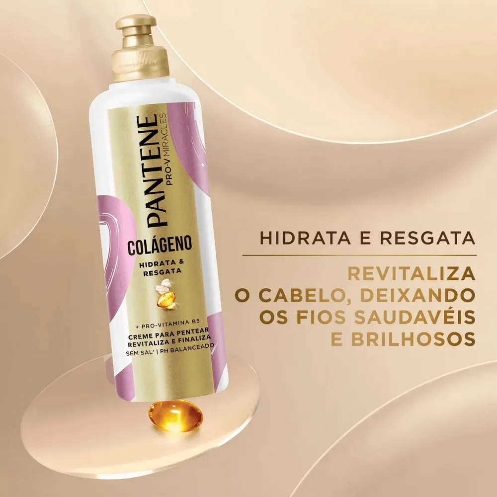 Creme de Pentear Pantene Pro-V Colágeno Hidrata & Resgata 240g