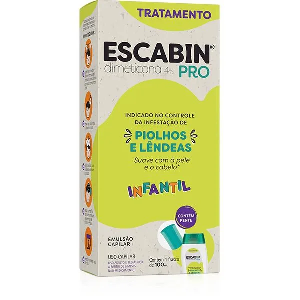 Escabin Pro 4% Emulsão Capilar 100ml
