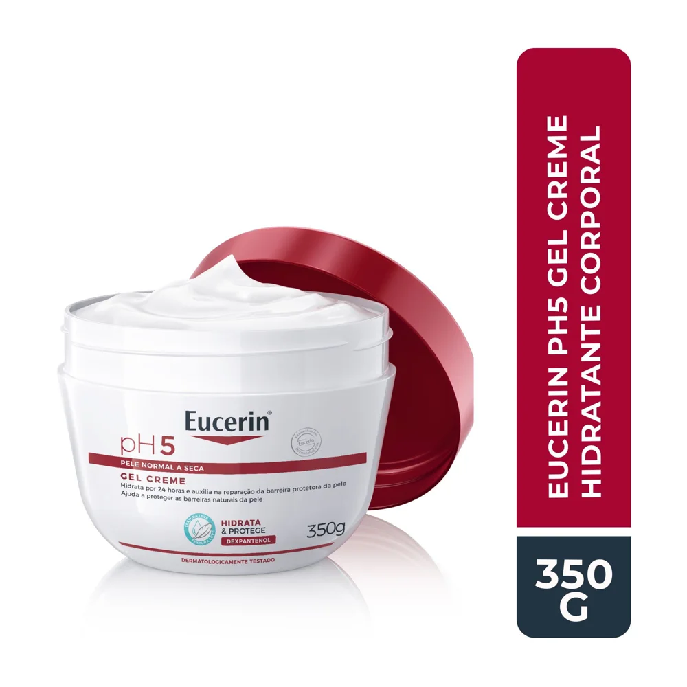 Creme Corporal Eucerin pH5 Gel Creme Hidratante com Dexpantenol 350g