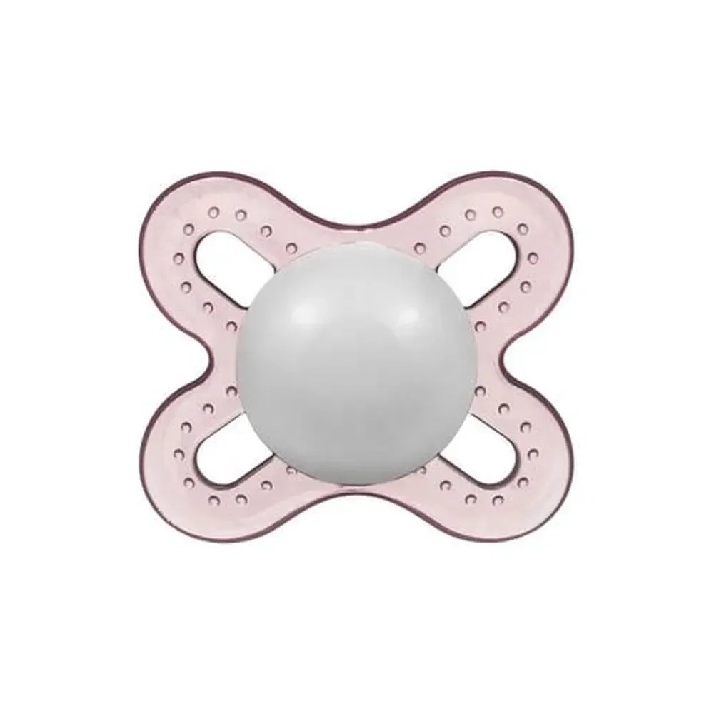 Chupeta MAM Start Ortodôntica de 0 a 2 meses SkinSoft Silicone Rosa 1 Unidade