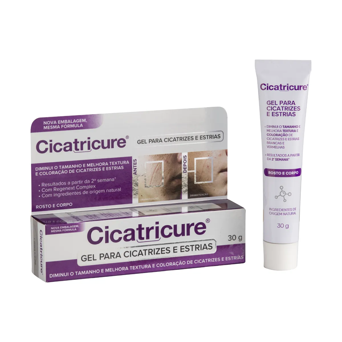 Cicatricure Gel Cicatrizante Rosto e Corpo 30g
