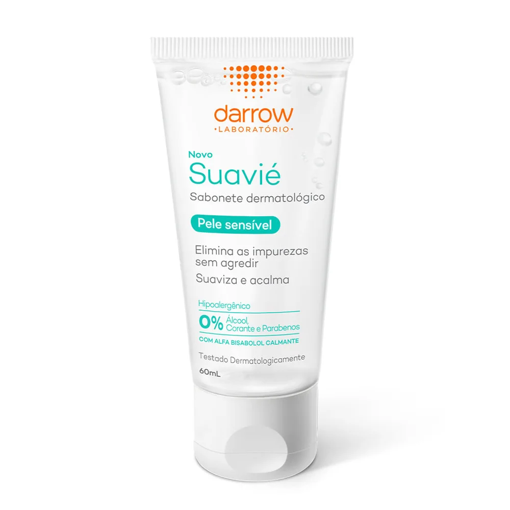 Sabonete Líquido Facial Darrow Suavié Pele Sensível 60ml