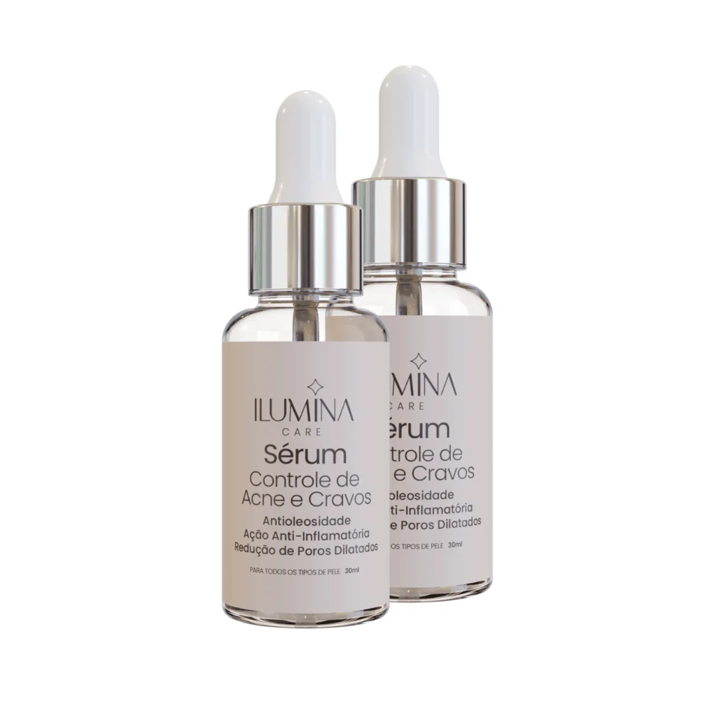 Kit 2  Sérum Antiacne Pele Oleosa