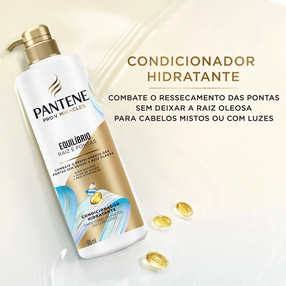 Condicionador Pantene Pro-V Miracles Equilíbrio Raiz & Pontas 510ml