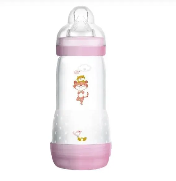 Mamadeira MAM Easy Start Anticólica +4 meses Rosa 320ml 1 Unidade
