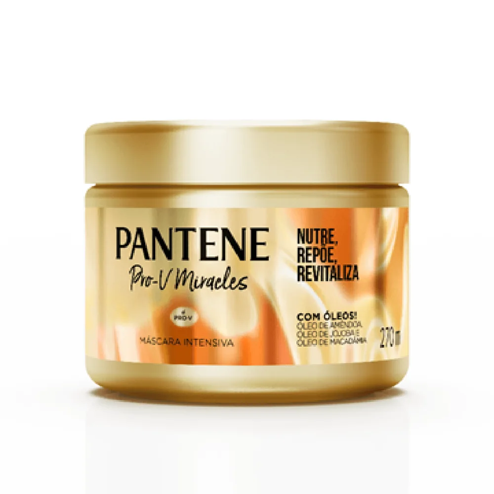 Máscara de Tratamento Pantene Pro-V Miracles Nutre, Repõe & Revitaliza 270ml
