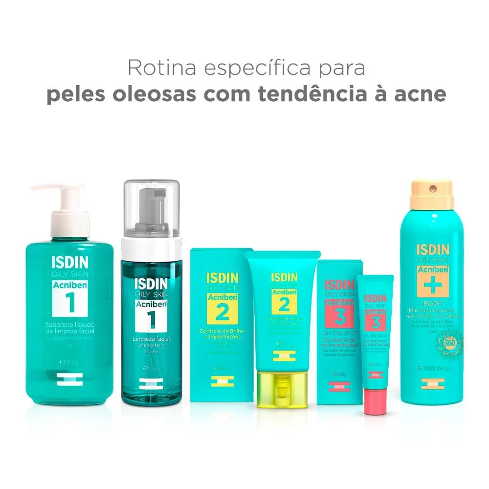 Sabonete Líquido Facial ISDIN Acniben Oily Skin Pele Oleosa 416ml