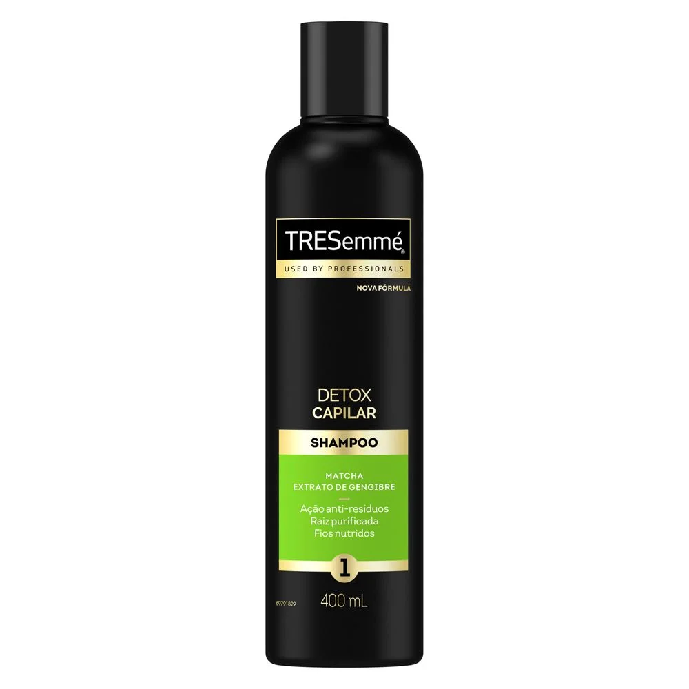 Shampoo TRESemmé Detox Capilar Micelar Matcha e Gengibre 400ml