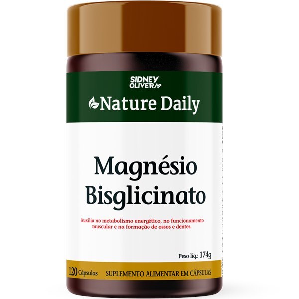 Magnésio Bisglicinato — 120 Cápsulas