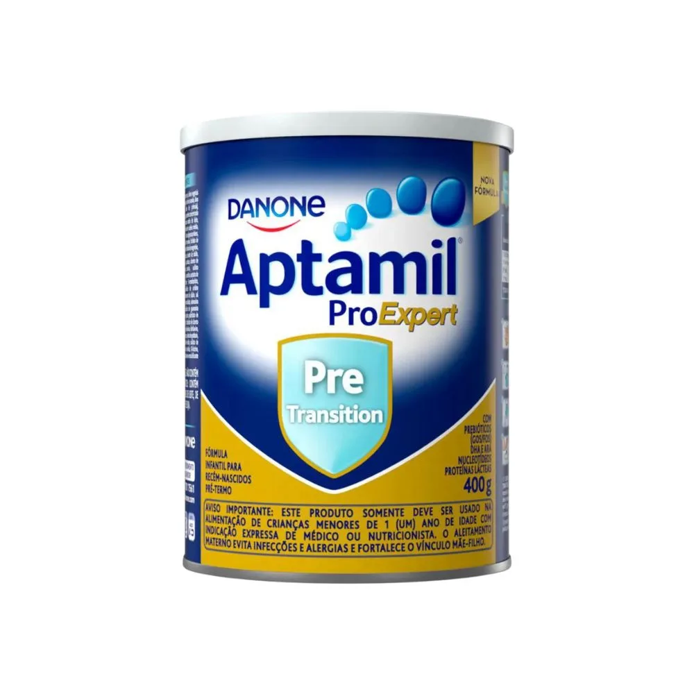 Fórmula Infantil Aptamil ProExpert Pré Transition DHA ARA Recém-Nascido Pré-Termo 400g