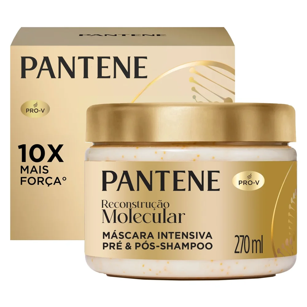 Máscara Intensiva Pantene Reconstrução Molecular 270ml