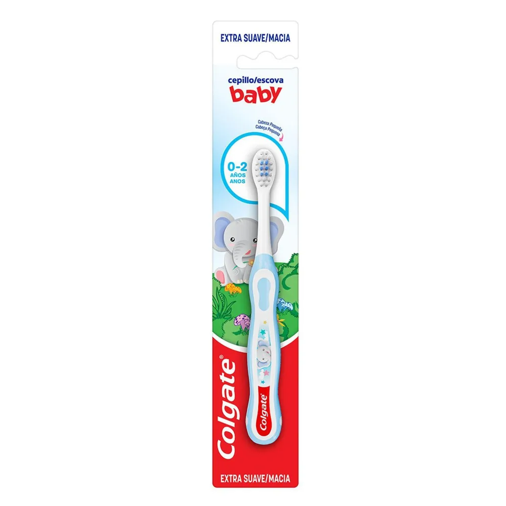 Escova Dental Infantil Colgate My First Cerdas Extra Macias 0 a 2 anos 1 Unidade
