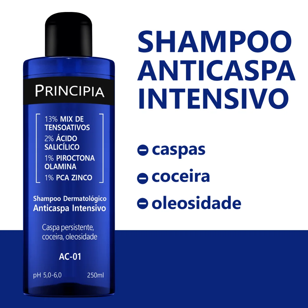 Shampoo Anticaspa Principia AC-01 Dermatológico 250ml