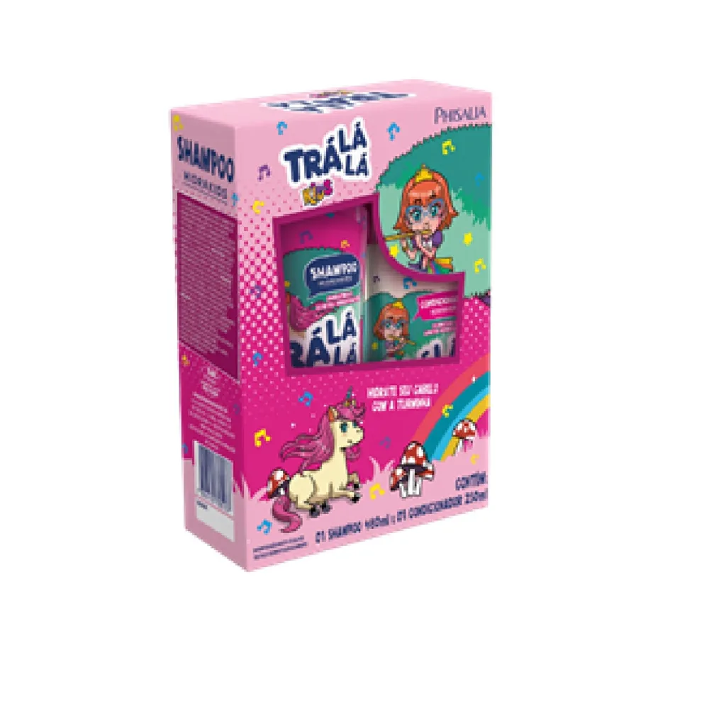 Shampoo Tralala Hidrakids 480ml + Condicionador Tralala Hidrakids 250ml