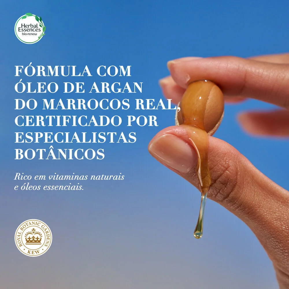 Shampoo Herbal Essences Bio Renew Repara Óleo de Argan do Marrocos 400ml