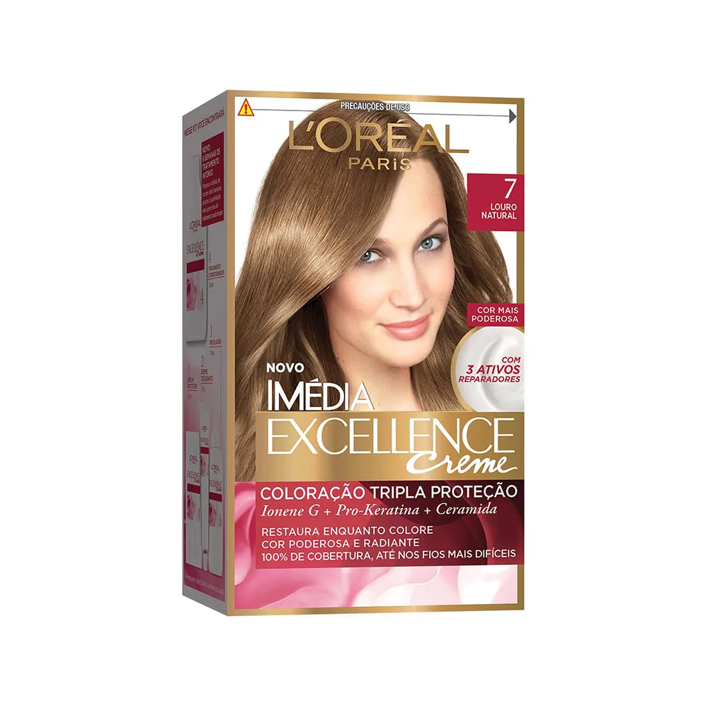 Tintura Imédia excellence Louro Natural 7