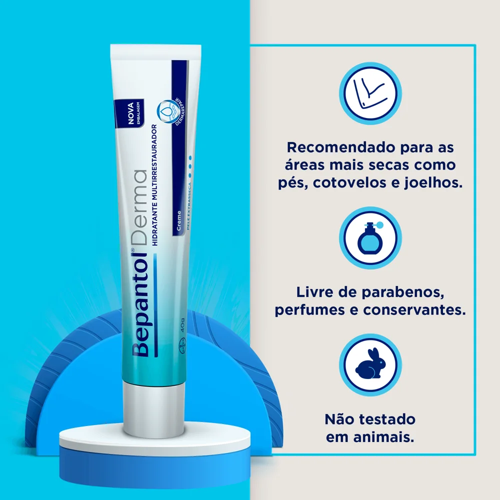 Creme Hidratante Bepantol Derma Multirrestaurador Pele Extrasseca 40g
