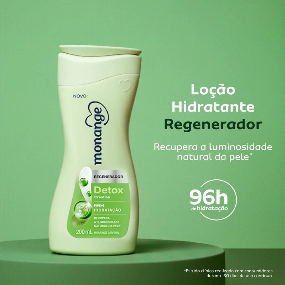 Hidratante Monange Detox Antipoluição 200ml