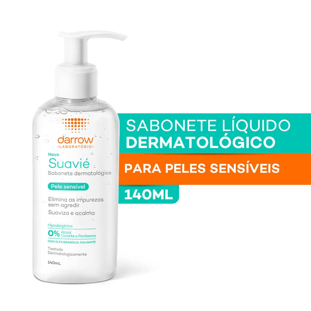 Sabonete Líquido Darrow Suavié Pele Sensível 140ml