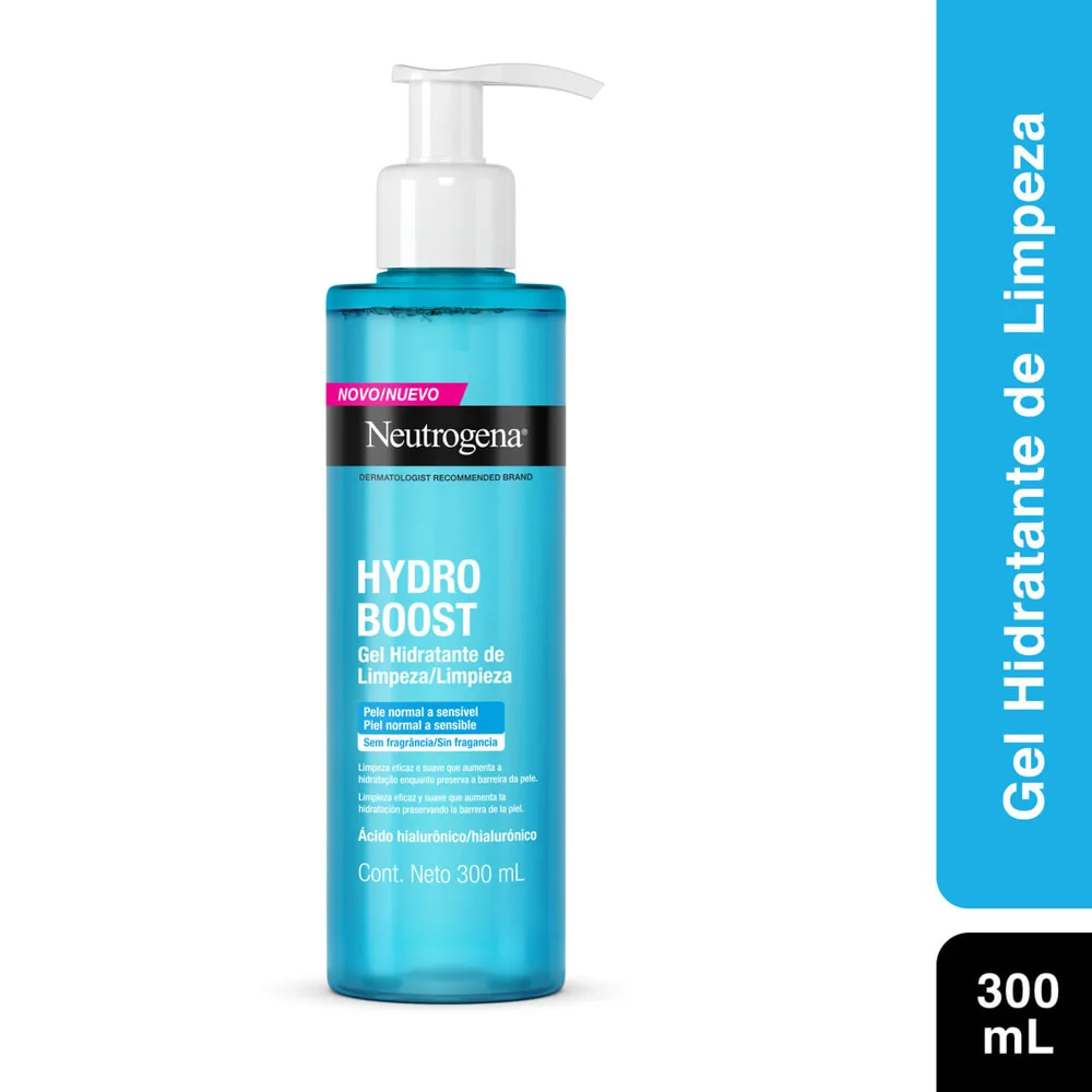 Gel De Limpeza Neutrogena Hydro Boost 300ml