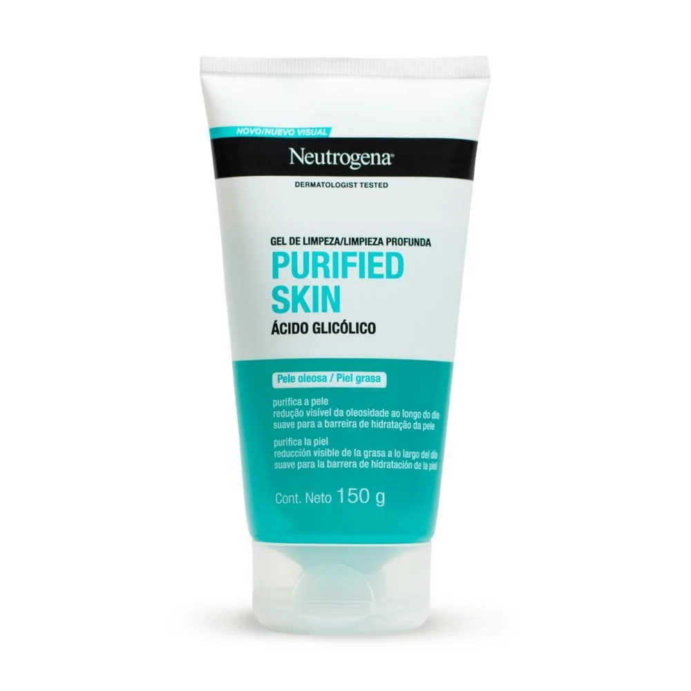 Gel de Limpeza Facial Neutrogena Purified Skin com Ácido Glicólico 150g