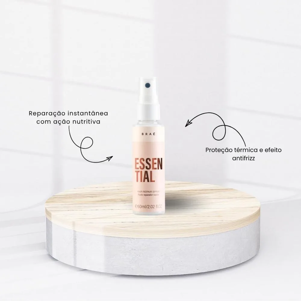 Braé - Essential Shampoo e Condicionador + Leave-in - 250ml/60ml