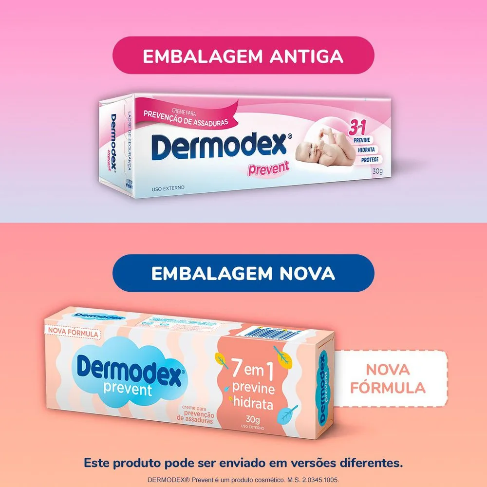 Creme para Prevenção de Assaduras Dermodex Prevent 30g